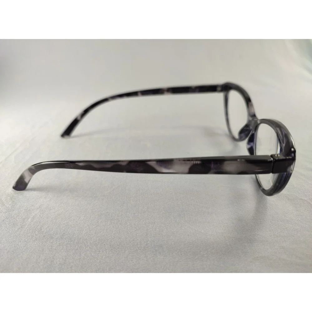 Jimmy Crystal New‎ York JCR468 Purple Marble Cat Eye Eyeglass Frames Swarovski